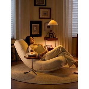 안락의자 인쇼파 달모양 곡선형 쇼파 그네 1인 라운지 좌식 발코니 1인용 낮잠 다용도