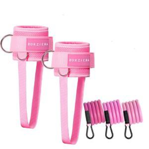 케이블 기계 액세서리를 위한 AOHO 여성에게 헬스장 발목 MOUN 하체 가능한 한 편안한 커프스 조절 글루트 남성과 착용감의 스트랩 엉덩이 네오프렌 버클 킥백을 들기