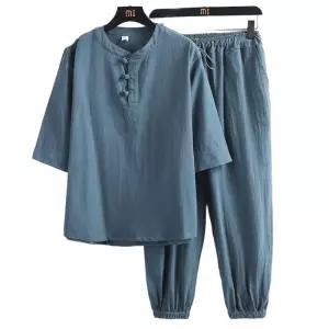 찜질복 숯가마 마사지복 세트 상하 황토 찜질방 사우나복 한의원