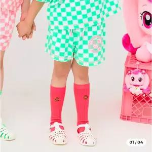 [레노마]체커 그린 테리 이지웨어 반바지 0D15W00030_HDD