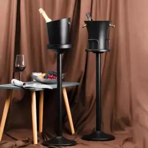 스탠드 와인쿨러 양주 쿨러 업소용 샴페인 아이스 바스켓 A형 은색 사선 세트