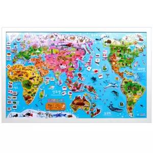 바니랜드 과학교구 세계지도 자석 퍼즐