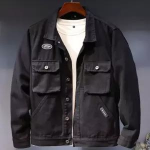 남성 데님 청자켓 봄가을 카고 청재킷 칼라넥 간절기 아우터 CH1