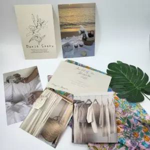 엽서 인테리어 감성 벽꾸미기 사진 소품 6종 세트 문구