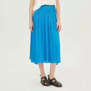 [베네통]라임 턱 롱스커트_BASK02341