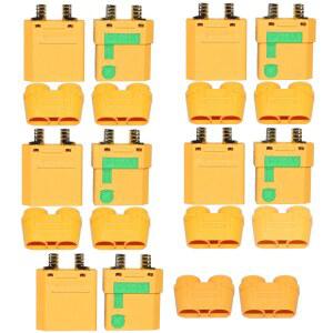 AMASS XT90S XT90 커넥터 스파크 방지 암수 모터 어댑터 배터리 ESC 충전기 리드 RC 자동차 트럭용