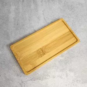 쟁반 주방용품 우드 트레이 미니 직사각형 나무 소재 디저트 홈카페 찻잔 받침 소품