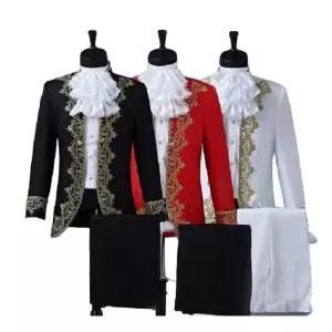 남성 프레 중세 의상 튬 무대 귀족의상 유럽