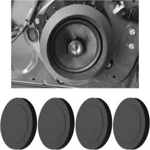 4PCS 스피커 폼 링 사운드 향상을 위한 고탄력 6.5 배플 범용 자가 접착식 자동차/SUV/트럭용 자동차