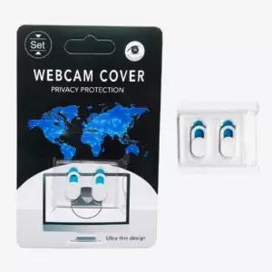 웹캠 보안커버 사생활보호 카메라가리개 슬라이드 초슬림 화이트 2P 세트