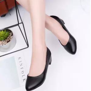 발이편한구두 검정 구두 면접 펌프스 호텔 항공 신발 단화 서비스 ioX7+5qgM