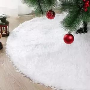 트리 스커트 크리스마스 75cm 바닥장식 겨울 화이트
