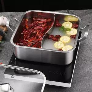 샤브샤브용 반반 전골냄비 국물냄비