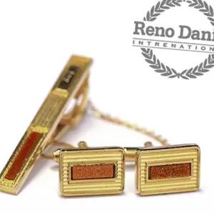 (올핀)넥타이핀 커프스 세트 남성용 선물 RENO DANIEL
