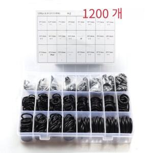 1200Pcs 24 크기 범용 자동차 에어컨 HNBR O 링 자동 수리 도구 압축기 고무 링 실란트 자동차 액세서리