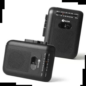 레트로 아남 카세트플레이어 휴대용 오토리버스 녹음 라디오