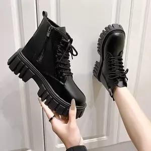 여성 키높이 빅사이즈 하이탑 워커 워커힐 5cm