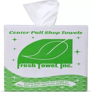 프레시 타월 울트라 스트롱 센터 풀 샵 - (300개들이 한 상자) 일회용 청소 흰색 9 x 12 인치 FT500
