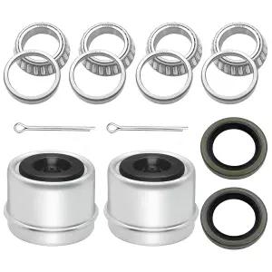 먼지 덮개와 코터 핀이 있는 1-1/16인치 트레일러 베어링 키트 L44649/L44610 및 12192TB 씰 OD 1.980인치
