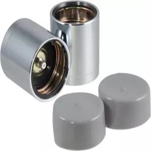 CURT 22198 1.98인치 트레일러 휠 베어링 보호대 및 먼지 커버 2개(1팩)