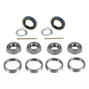 트레일러 액슬 허브 휠 베어링 키트 L44643 L44610 2개 팩은 1 2000-2200파운드 12192TB 그리스 씰 OD