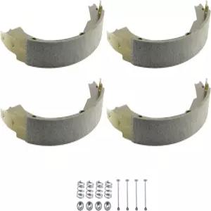 YHB 페어 - 12인치 전기 트레일러 브레이크 슈 교체 키트 (덱스터 부품 K71-127-00) x 2인치 및 안감