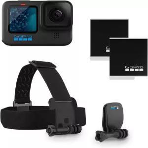 GoPro HERO11 블랙 번들 - 카메라 헤드 스트랩 + 퀵클립 엔듀로 배터리 포함 (총 2개)