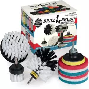 드릴 브러시 청소 용품 - 디테일 세트 실내 청소기 카펫 스크럽 자동 자동차 키트 인테리어