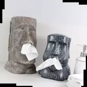 모아이티슈케이스 모아이 석상 휴지케이스 특이한 재밌는 2type/갓샵