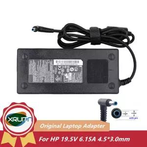 HP ENVY 15 17 TPN-Q173용 19.5V 6.15A 120W 노트북 전원 AC 어댑터 충전기 원본 710415 -001 15-5102na 15