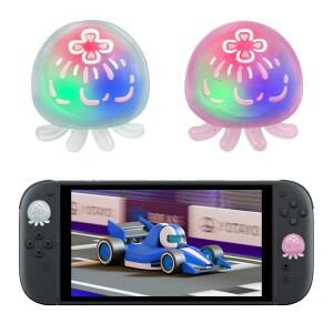 아날로그 LED 썸 그립 캡 스위치2 조이콘호환  PS5/PS4/XBOX 호환 호환 시리즈 컨트롤러 발광 게임패드 조