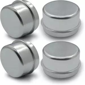 딥드림 4개 1.78인치 트레일러 베어링 더스트 캡 그리스 3/4인치 휠 허브 액슬 - 볼트 메탈 및 최대