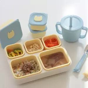 네오실리 도리도리 국산 실리콘 흡착 식판 디바이더세트