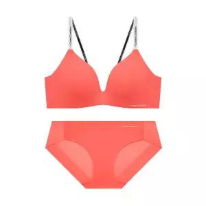 코데즈컴바인 더 소프티스트 메모리몰드 노와이어 브라팬티 세트_코랄 CFWBR111CR_BP111CR 940462