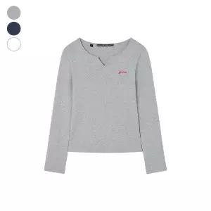 매장정품 게스 GUESS OQ1K5444 [온라인] 가슴 로고 긴팔 티셔츠 1181379