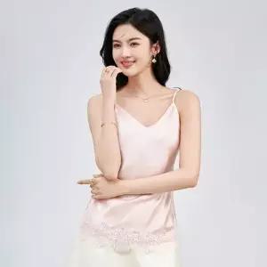 여사친 이너 T 세트 프렌치 레이스 조끼 아우터 나시 럭셔리 산 탑 CH1