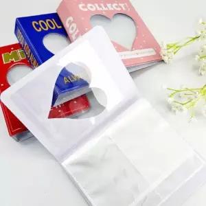 포켓식앨범 포토카드 포카 바인더 1단 하트 콜렉트북 굿즈 보관함