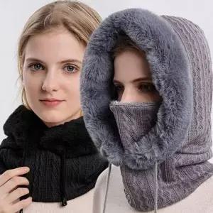 여성 MNE263R3 겨울 고급 바라 트렌드 패션 클라바 퍼 털 후드