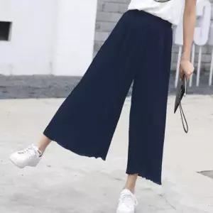 와이드 플리츠 팬츠 주름 바지 쿨