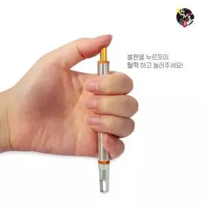 채혈침이 보이는 길이 조절 손따는 기계 스텐 기창 사혈기 채혈기(불포함)