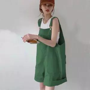 여름 멜빵바지 여름점프수트 스트레이트 멜빵반바지