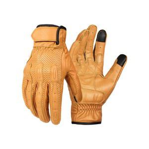 가죽 남녀공용 스마트폰 스키 여름 장갑 레이싱 메쉬 양가죽 오토바이 인스타 방풍