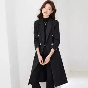 하프 모직 오피스룩 봄가을 여자정장자켓 정장 트렌치코트 코트 ible3
