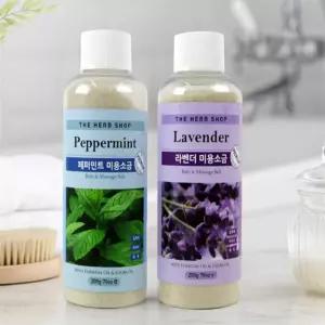 레나셀렉 허브 마사지소금 200G 페퍼민트미용소금