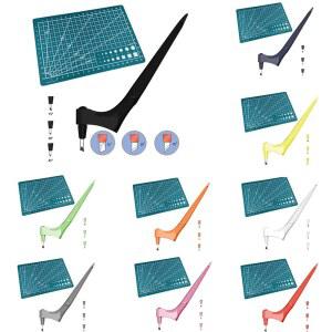 360 강철 회전 블레이드 DIY 아트 커팅 도구 공예 나이프 안전 커터 종이 3PCS