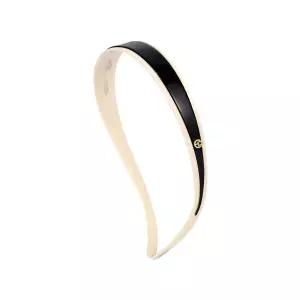 안경용 에비타 페로니 헤드밴드 여성용 헤어 패션을 위한 블랙 앤 오프 화이트 편안한 노 두통 헤어밴드