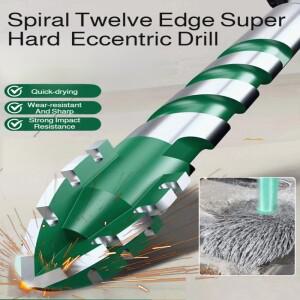 초강력 다이아몬드 경도를 갖춘 4날 톱니형 편심 드릴 비트로 정확한 드릴링과 오래 지속되는 내구성을 제