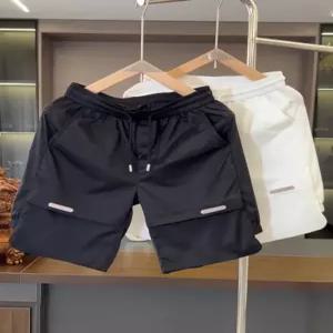 남성 스포츠 반바지 통기성 피트니스 하의 운동복 헬스