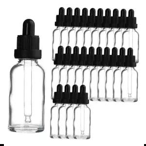 드롭병 블랙 잠금캡 스포이드 투명 공병 향수용기 30ml 25개