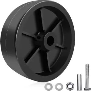 샹지 6인치 트레일러 잭 휠 교체 텅 히치 유틸리티 부품 1200파운드 용량